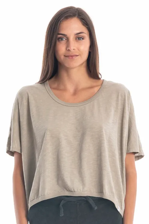 RAVENS VIEW IBIZA RAVENS VIEW IBIZA Damen vegan Top Square Stone Beige, Beige, – Produktbild 1 von 1