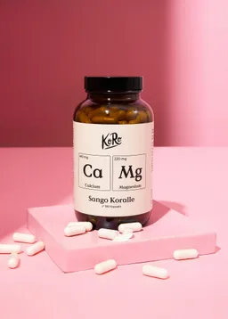 KoRo Sango Meereskoralle Calcium + Magnesium Kapseln 180 Stück – Produktbild 1 von 1