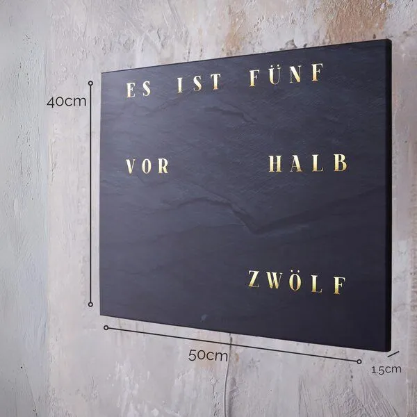 build-yours build-yours Bausatz WordClock Jupiter Space - Bau dir deine Wortuhr - LED Wanduhr – Produktbild 7 von 8