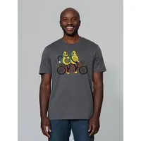 watapparel watapparel T-Shirt Unisex Avocado Fahrrad, Anthracite, – Produktbild 1 von 1