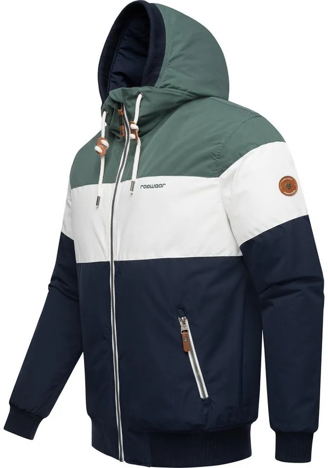 ragwear ragwear Outdoorjacke Jayce YOUMODO Sportliche Herren Winterjacke mit Kapuze, Grün, – Produktbild 3 von 5