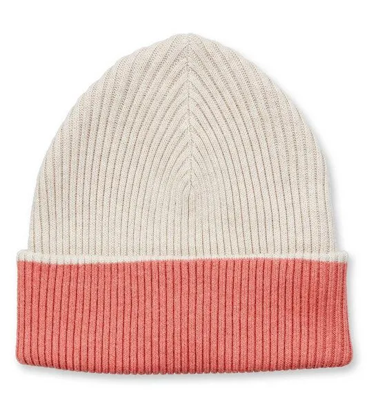 Sense Organics & friends in cooperation with GARY MASH Sense Organics & friends in cooperation with GARY MASH Kinder Strickmütze aus Biobaumwolle, Ivory-rosa, – Produktbild 1 von 2
