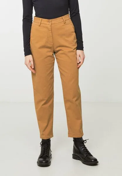 recolution Damen Chino aus Baumwolle (Bio) | Chino NUPHAR recolution, Caramel (beige), – Produktbild 1 von 4