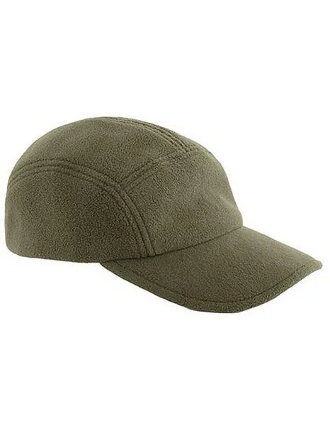 Beechfield Beechfield Baseball Cap Fleececap Winter Herbst warm, Oliv, – Produktbild 2 von 3