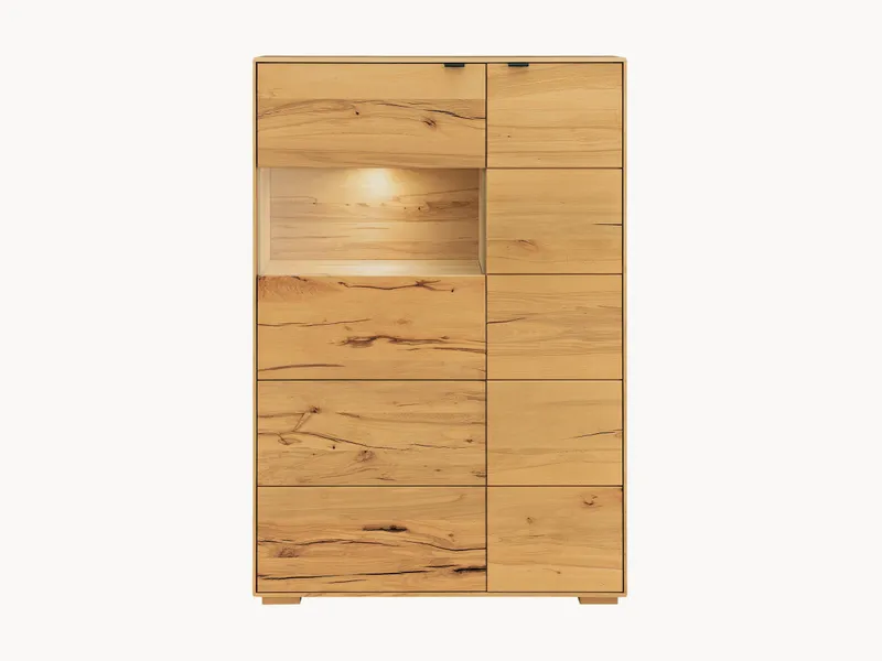 allnatura Highboard "Senera", Kernbuche, – Produktbild 1 von 2