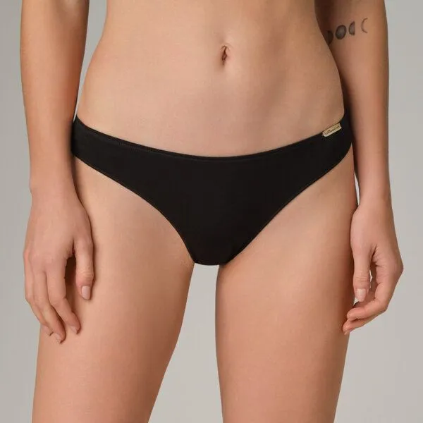comazo|earth comazo|earth Fairtrade Basic String | GOTS zertifiziert, Schwarz, – Produktbild 1 von 4