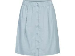 Bleed bleed Damen-Rock "Hanno" mit Knopfleiste, blau, Gr. S – Produktbild 1 von 1