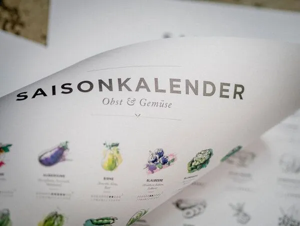 531 Rheinland Design 531 Rheinland Design Saisonkalender Obst & Gemüse in Farbe – Produktbild 6 von 7
