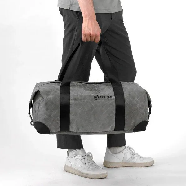 Airpaq Airpaq Weekender aus Autoschrott, Grau, – Produktbild 4 von 4