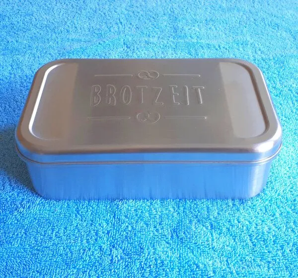 Cameleon Pack Cameleon Pack XL Edelstahl Lunchbox mit Prägung "BROTZEIT" – Produktbild 4 von 4