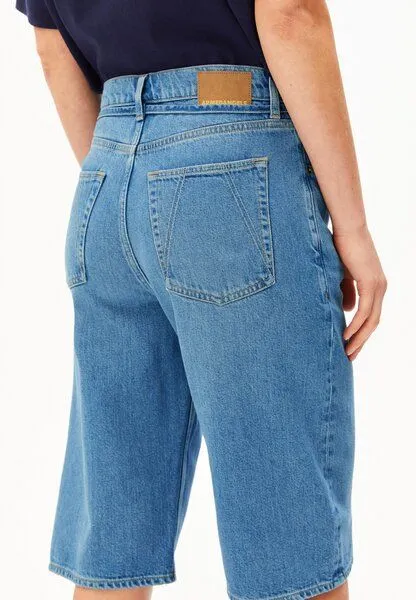 ARMEDANGELS ARMEDANGELS DAANY Damen Jeans-Shorts aus Baumwoll-Lyocell-Mix, Blue, – Produktbild 3 von 4