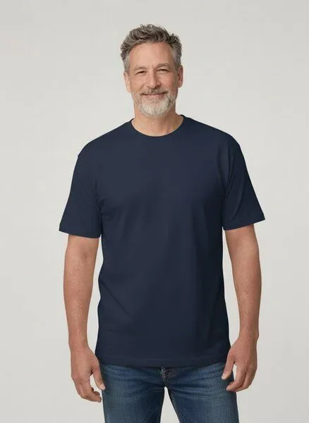 UNIPOLAR UNIPOLAR Loose-Fit T-Shirt Modell: Spades, French navy (blau), – Produktbild 1 von 1