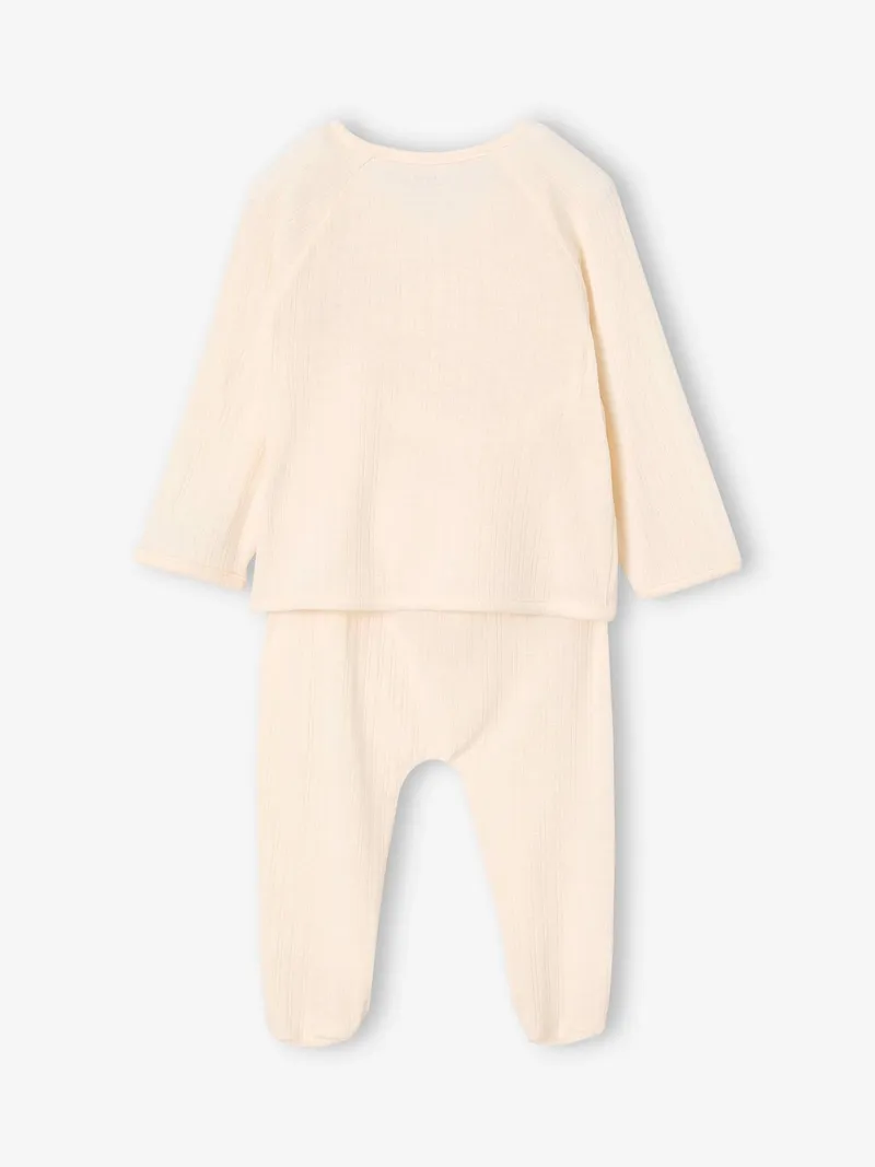Envie De Fraise 5-teiliges Baby-Set für Neugeborene ENVIE DE FRAISE, Wollweiß, – Produktbild 4 von 4