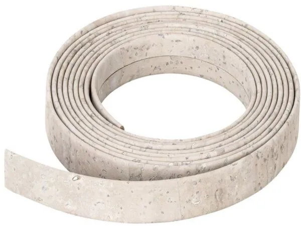 Kork-Deko Kork-Deko Korkband zum Basteln (verschiedene Farben) | 10mm Breite | DIY, Basteln, Nähen, Weiss, – Produktbild 1 von 2