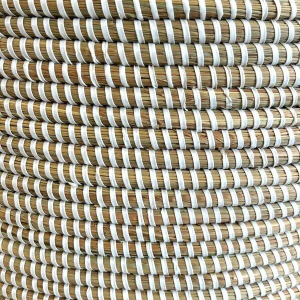 SWANE-Design SWANE-Design Afrikanischer Wäschekorb - Flachdeckel, Stripes weiß (weiß), – Produktbild 4 von 4