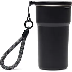 Vinga VINGA Parks Becher aus RCS Stainles Steel, 4 Stück, 250ml, schwarz, Schwarz, – Produktbild 1 von 1