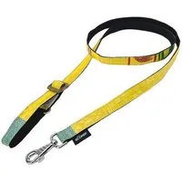 GOOPSI GOOPSI Hundeleine, 2m Führleine - stufenlos verstellbar - recycelt aus Reissack - Fairtrade, Sonnengelb, – Produktbild 1 von 1