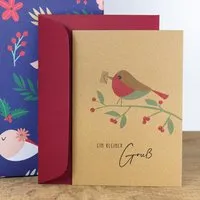 Bow & Hummingbird Bow & Hummingbird Postkarte Ein kleiner Gruß, wahlweise mit Briefumschlag – Produktbild 1 von 1