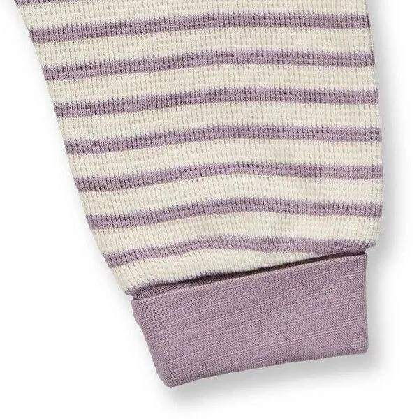 Sense Organics sense-organics Fairtrade Baby Pants von Sense Organics, Sjors, Mauve-weiß geringelt, – Produktbild 3 von 4