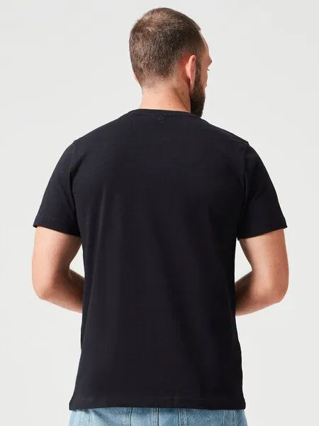 COREBASE COREBASE T-Shirt aus 100 % Bio-Baumwolle, 300 g/m², Schwarz, – Produktbild 3 von 8