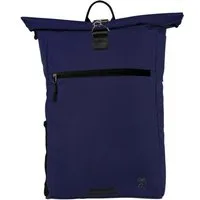 FUCHS & REBELL FUCHS & REBELL PIET Rolltop Rucksack – Stylisch & praktisch mit Rücken-Zipper, Dunkelblau, – Produktbild 1 von 1