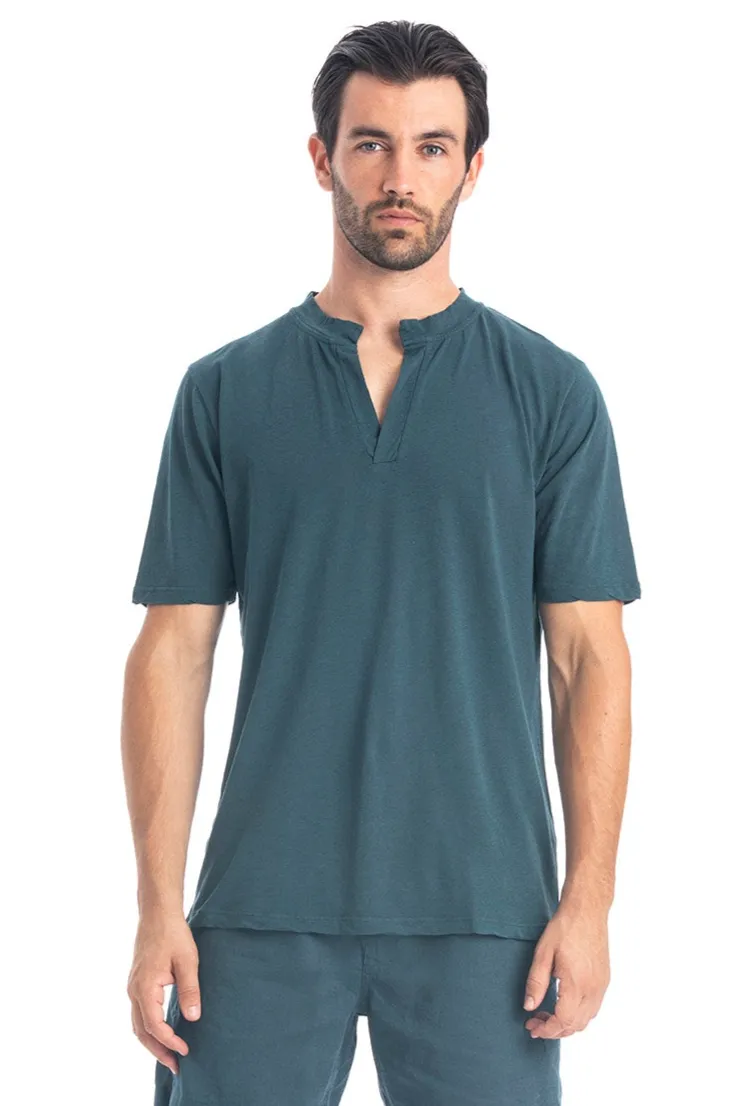 RAVENS VIEW IBIZA RAVENS VIEW IBIZA Herren vegan T-Shirt Cruise Ocean Blue, Teal, – Produktbild 2 von 2