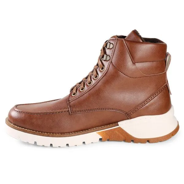 Fairticken Fairticken Hohe vegane Winterschuhe NICOLAU Men, Braun, – Produktbild 3 von 4