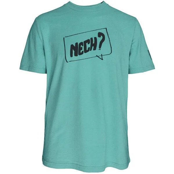 Spirit of Hamburg Spirit of Hamburg Biobaumwoll T-Shirt mit Spruch „Nech?“, Türkis, – Produktbild 1 von 3