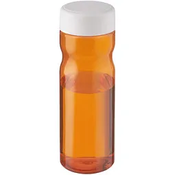 Unbranded H2O Active® Eco Base 650 ml Sportflasche mit Drehdeckel, orange/ weiß – Produktbild 1 von 1