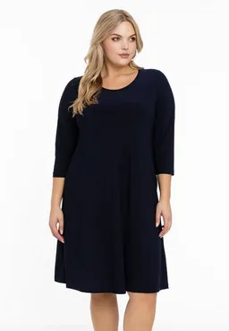 YOEK A-Linien-Kleid Damen Kleid Große Größen Bio-Baumwolle – Produktbild 1 von 1