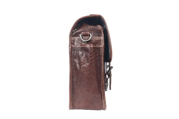 Alpenleder Alpenleder Messenger Bag TOURER, Brandy, – Produktbild 4 von 4