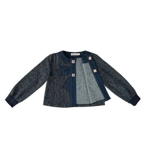Marraine Kids Marraine Kids Denimjacke "Tie a Bow" – Produktbild 3 von 4
