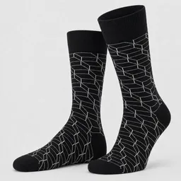 Opi and Max Opi and Max 3 Paar Optic Square Socken mit 3D-Würfelmuster aus Bio-Baumwolle (90%) – Opi & Max – Produktbild 1 von 1