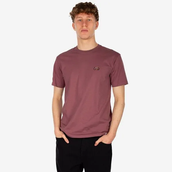 Iriedaily Iriedaily Peaceride Emb Tee, Plum (rot), – Produktbild 3 von 3