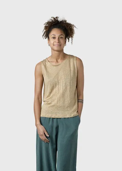 Klitmøller Collective Klitmøller Collective Tank-Top Dee, Sand, – Produktbild 3 von 4