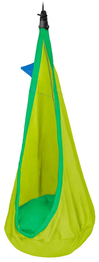 La Siesta LA SIESTA Kinder-Hängehöhle Joki 4-tlg. Ø 70 cm Textil Froggy, Grün, – Produktbild 2 von 5