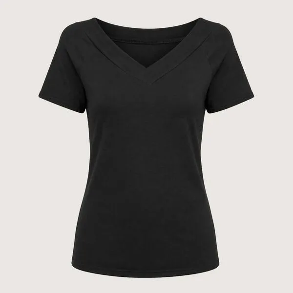 Frija Omina Frija Omina Bio T-Shirt Due, Schwarz, – Produktbild 1 von 2