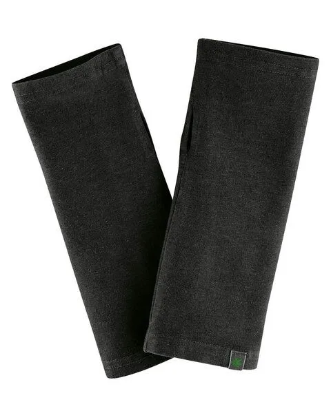 HempAge HempAge Stulpen mit Yakwolle/Hanf/Biobaumwolle, Black (schwarz), – Produktbild 1 von 3