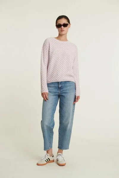 Basic Apparel Basic Apparel Strickpullover - Camilla sweater - aus Bio-Baumwolle, Lila (lavender fog), – Produktbild 4 von 4
