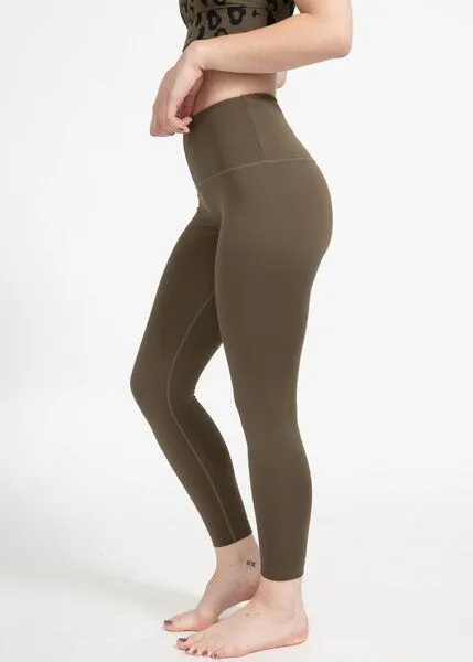 boochen boochen Sportleggings High-Rise - Farbe, Greenmoss (khaki), – Produktbild 1 von 4