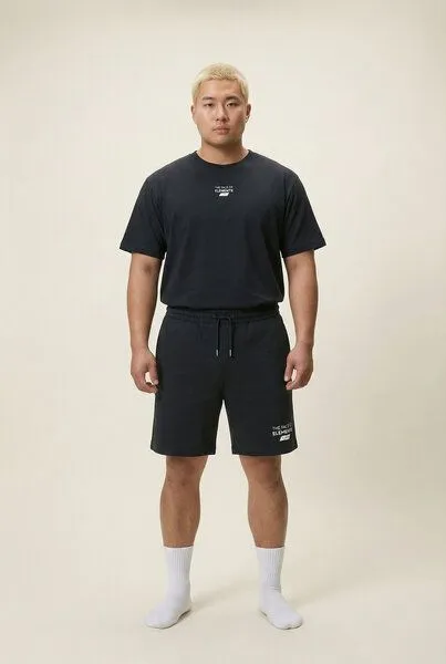 THE FACE OF ELEMENTS The Face of Elements Essential - Shorts aus 100% Bio-Baumwolle, Black (schwarz), – Produktbild 2 von 4