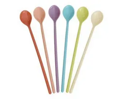 RICE RICE Latte-Macchiato-Löffel RICE Latte-Löffel 6er-Set Glory Days Melamin 19 cm spülmaschinenfest – Produktbild 1 von 1