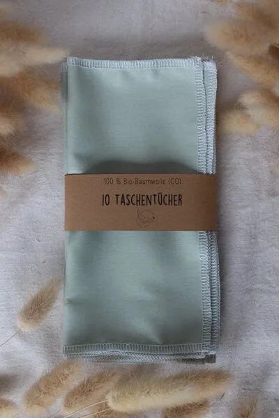 mango.bananen mango.bananen Taschentücher aus Biobaumwolle, Grün, – Produktbild 2 von 6