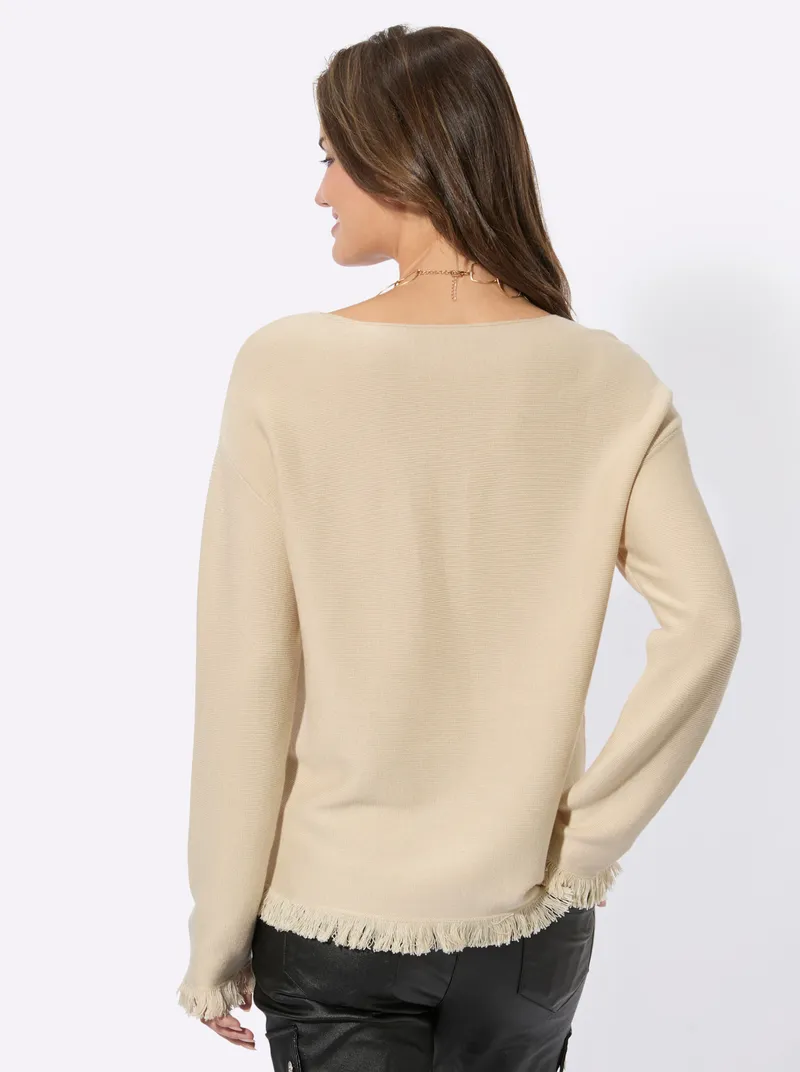 Witt Langarm-Pullover, Elfenbein, – Produktbild 2 von 2