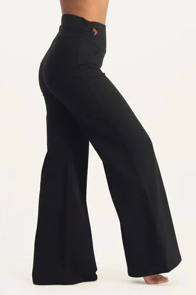Urban Goddess Urban Goddess Maeve weite Yogahose mit Midwaist, Onyx black (schwarz), – Produktbild 2 von 4