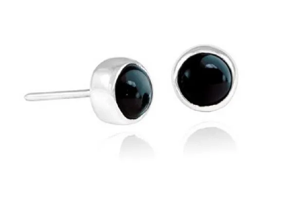 pakilia pakilia Silber Ohrringe Obsidian Fair-Trade und handmade – Produktbild 1 von 1