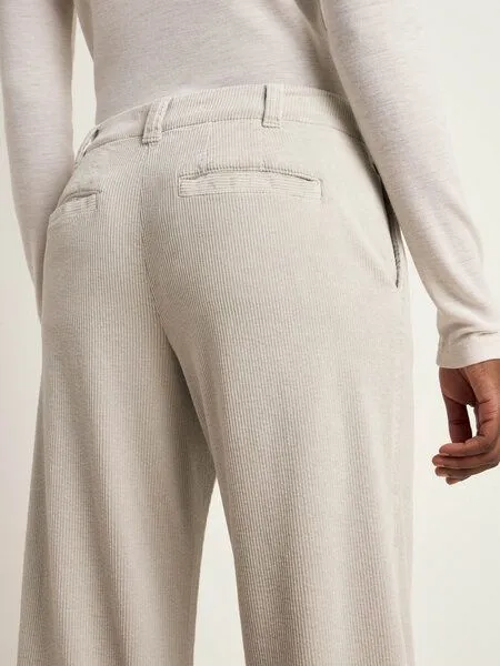 LANIUS LANIUS Kord Marlenehose aus Bio-Baumwolle, Light grey, – Produktbild 4 von 4