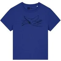 ilovemixtapes ilovemixtapes Walflosse Damen T-Shirt, Worker blue (bau), – Produktbild 1 von 1