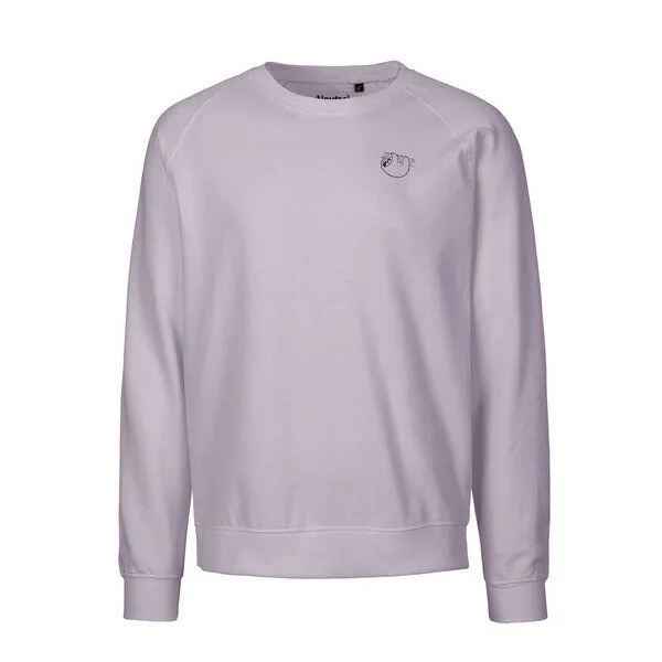 HANDGEDRUCKT HANDGEDRUCKT "Baumelmeister" Unisex Sweatshirt Neutral, Dustypurple, – Produktbild 2 von 3