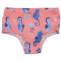 Walkiddy Badeanzug Baby - Pink "Blue Seahorses" Walkiddy, Bio-Baumwolle, Nachhaltig, GOTS-zertifiziert, Kinder, Umweltfreundlich, Allergikerfreundlich – Produktbild 1 von 1